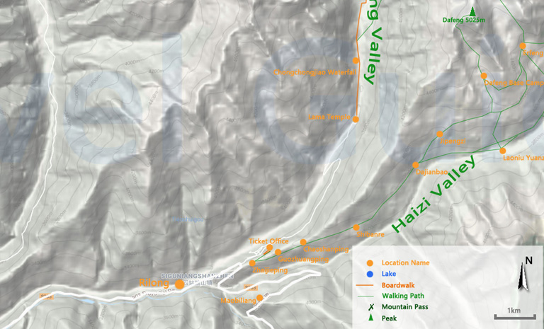 Siguniang Travel Maps