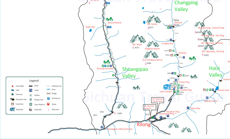 Siguniang Travel Maps